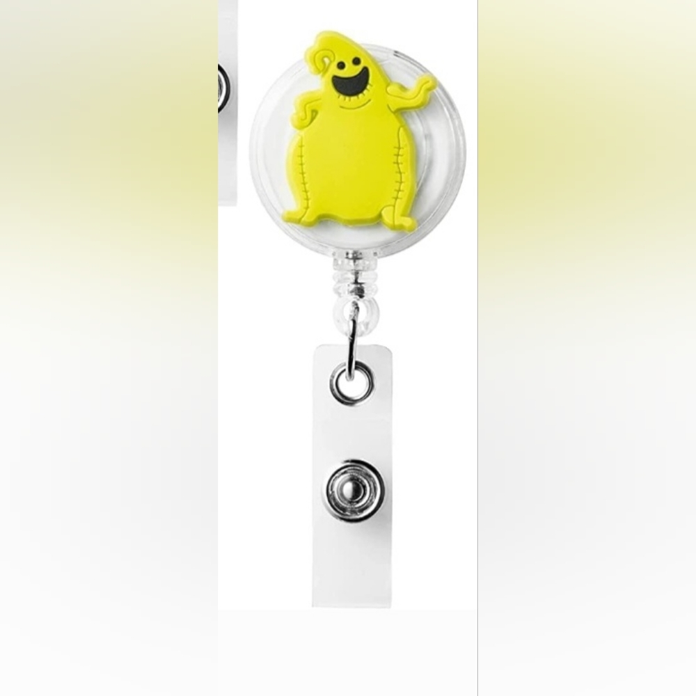 Disney The Nightmare Before Christmas Badge Reel Retractable ID Holder NEW